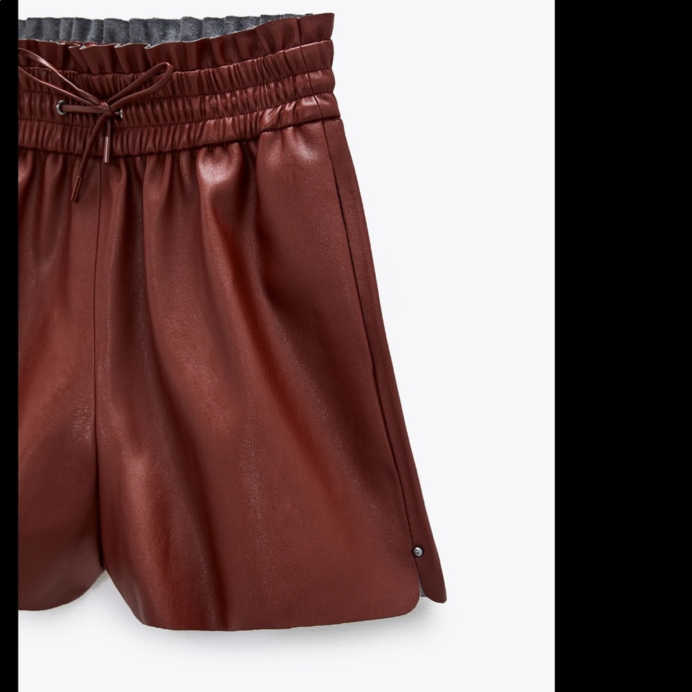Zara faux leather shorts - Picture 7 of 7